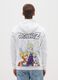 White Hoodie with Dragon Ball Z Print_2