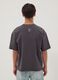 Grey pure cotton short-sleeve oversized T-shirt for boys_1