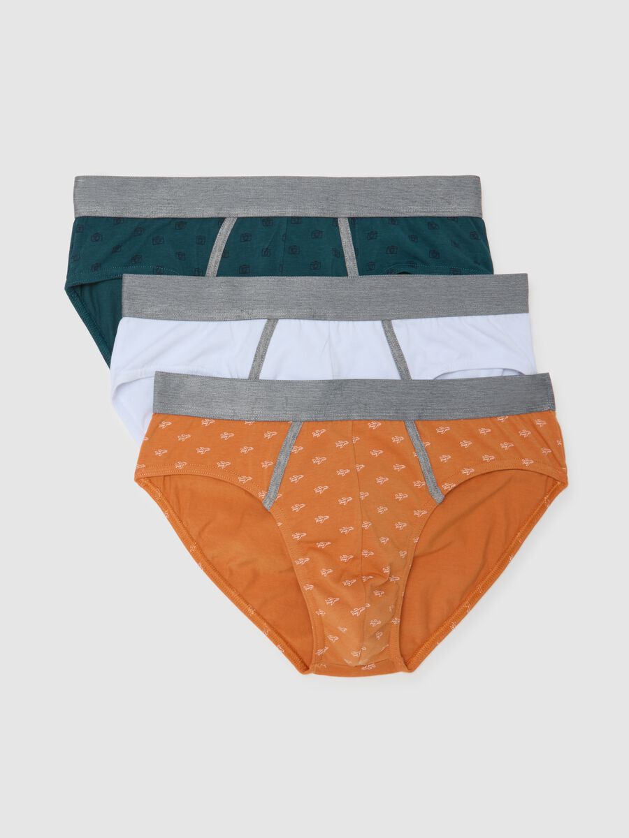 Regular fit multicolour cotton brief set_4