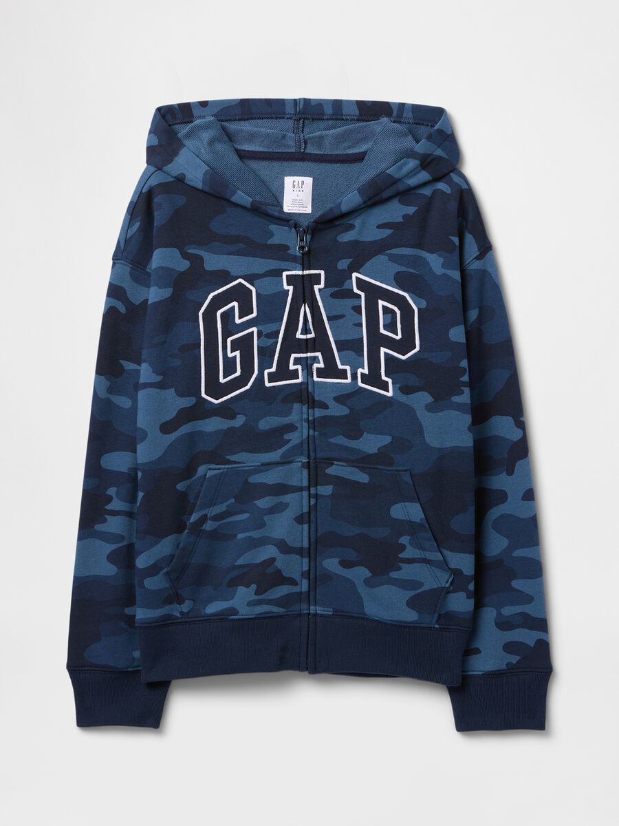 Cotton-blend full-zip hoodie_4