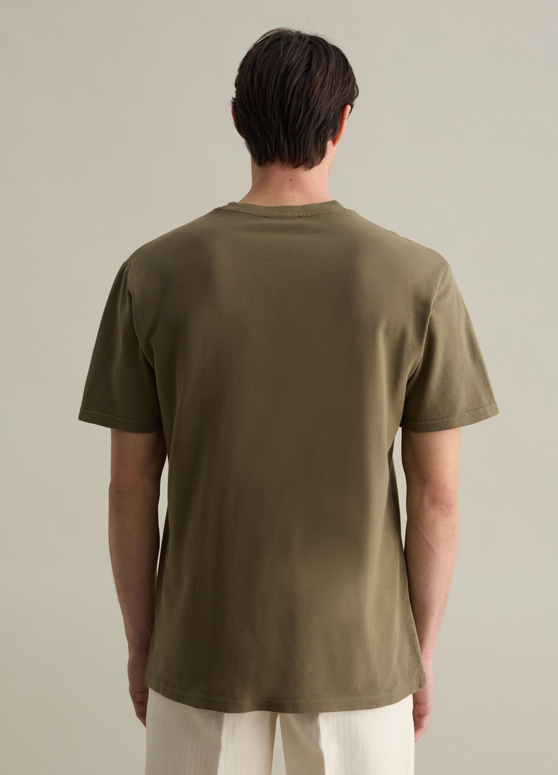T-shirt in cotone tinta unita