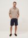 Blue pure cotton regular-fit shorts_0