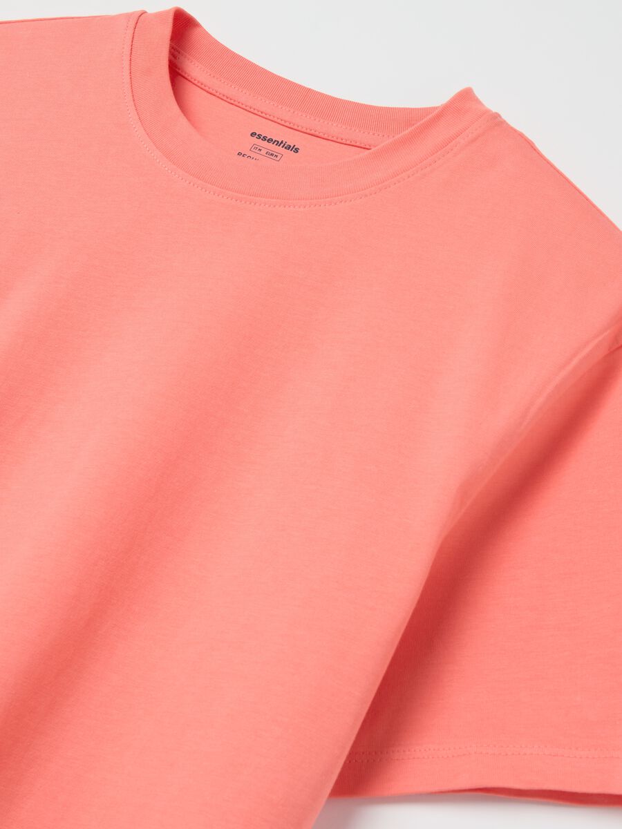 Organic cotton T-shirt with round neck_5