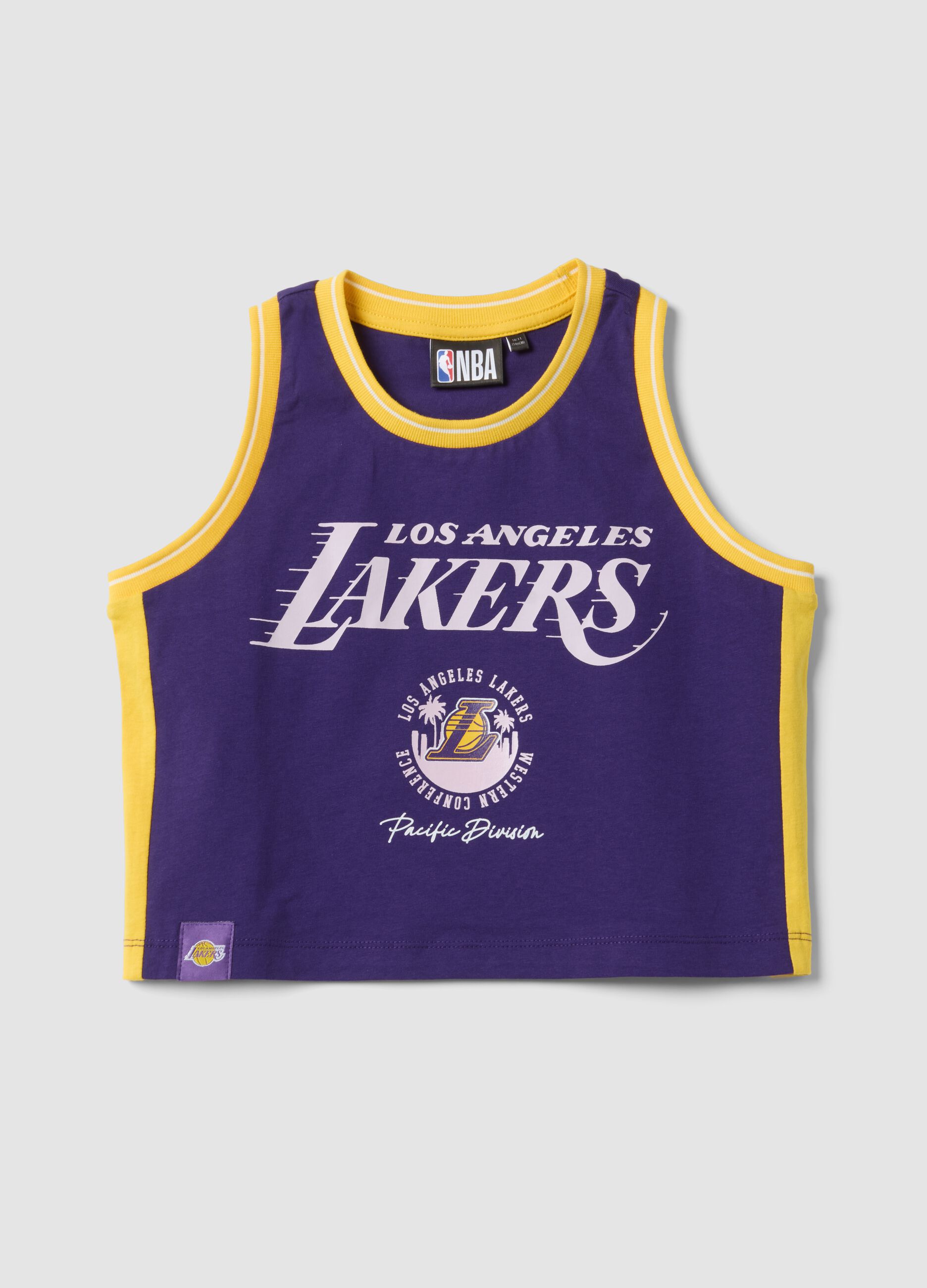 Purple pure cotton tank top