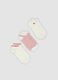 3-pack of white organic cotton-blend socks with scalloped trim_0