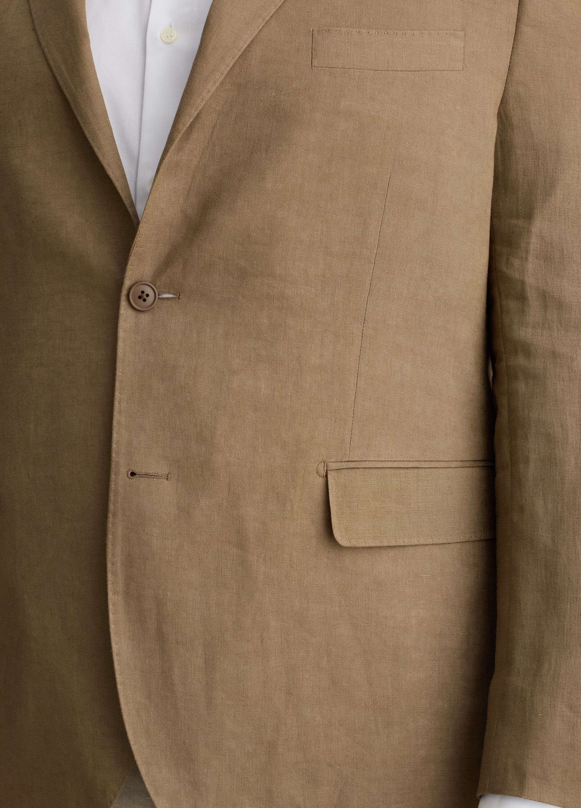 Plus Size oversized blazer in linen