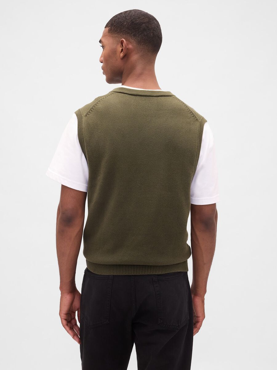 Green Cotton Vest_2