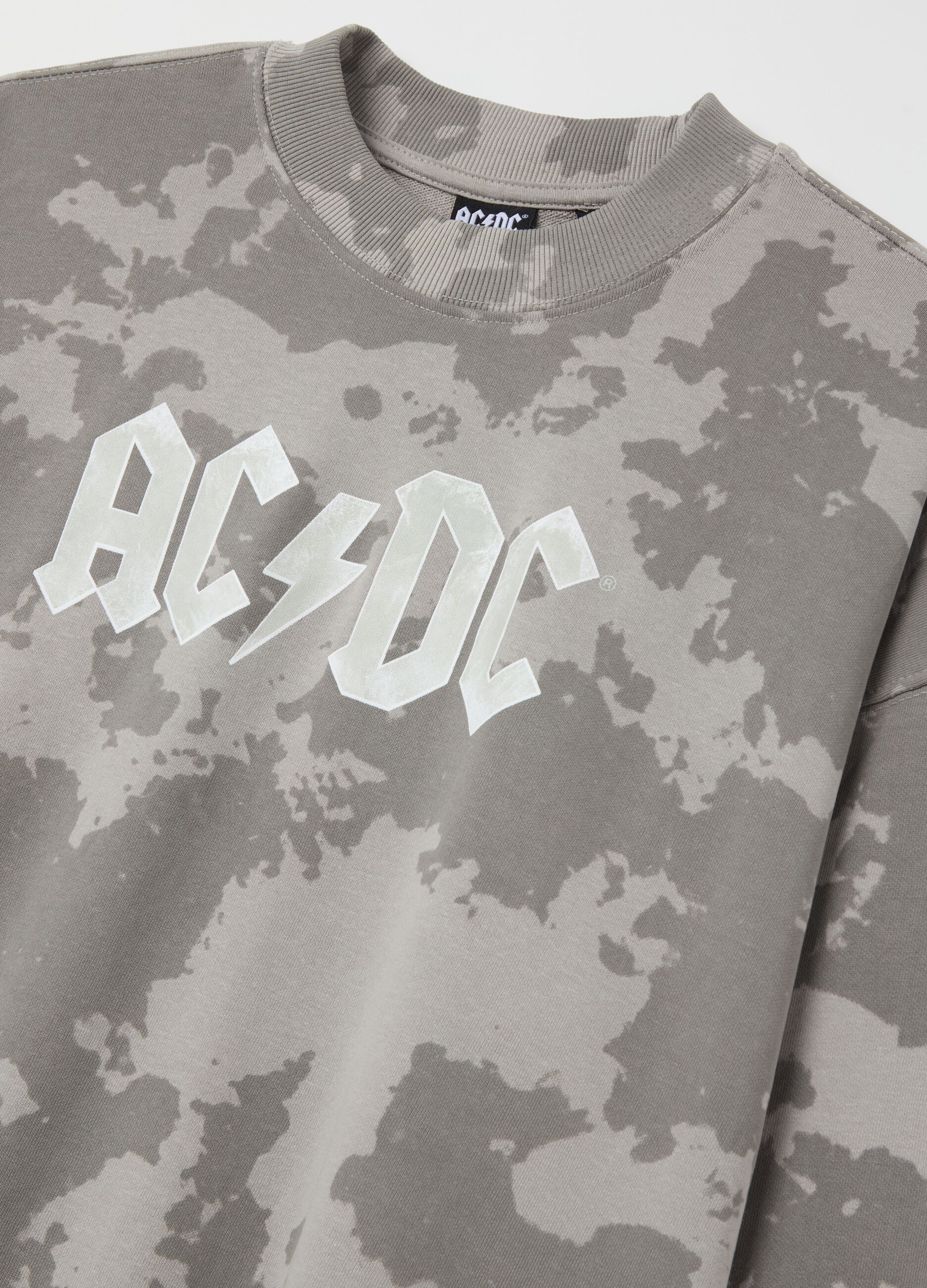 Felpa camouflage stampa AC/DC