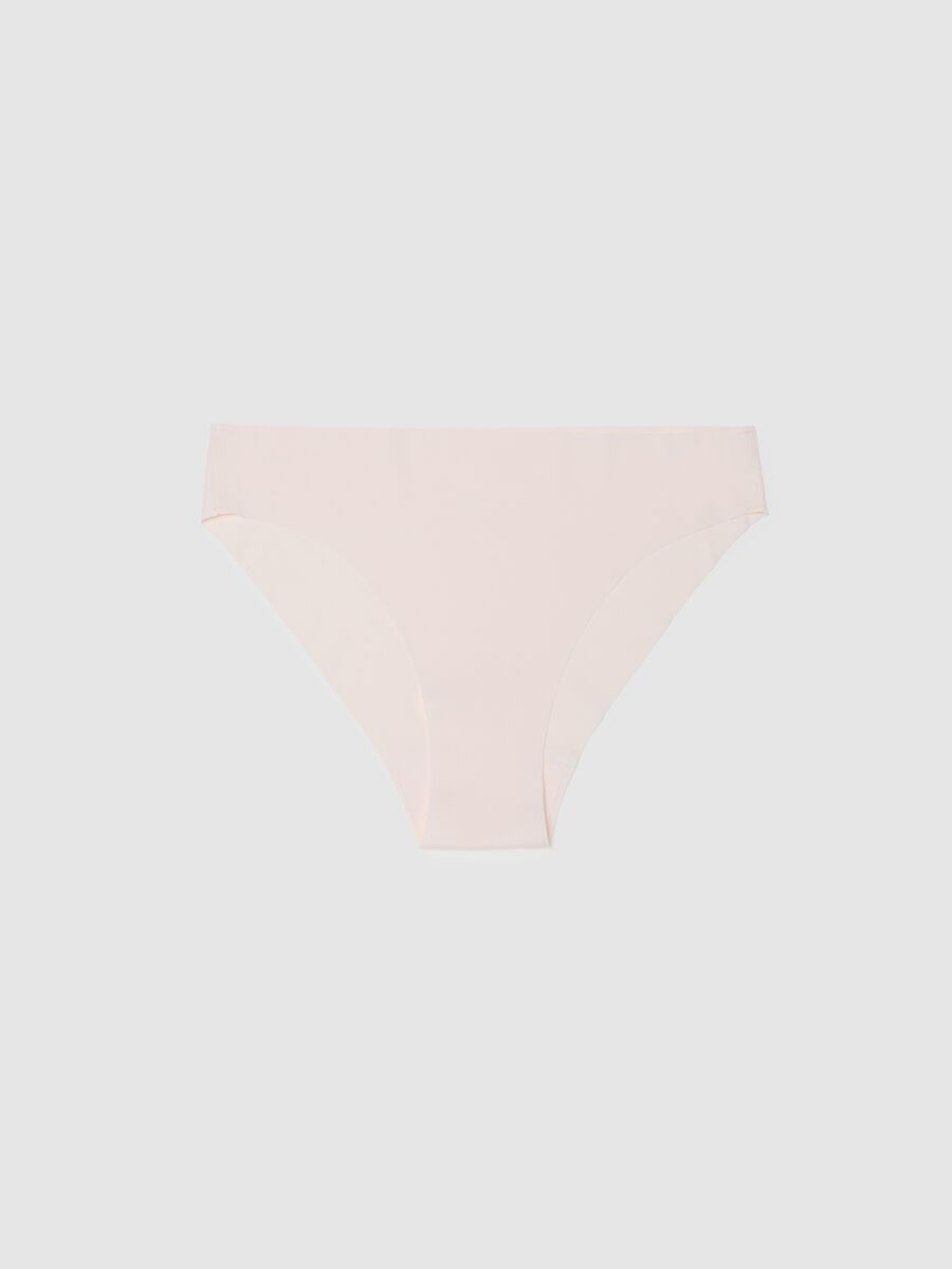 Regular Fit Pink Fabric Briefs_4
