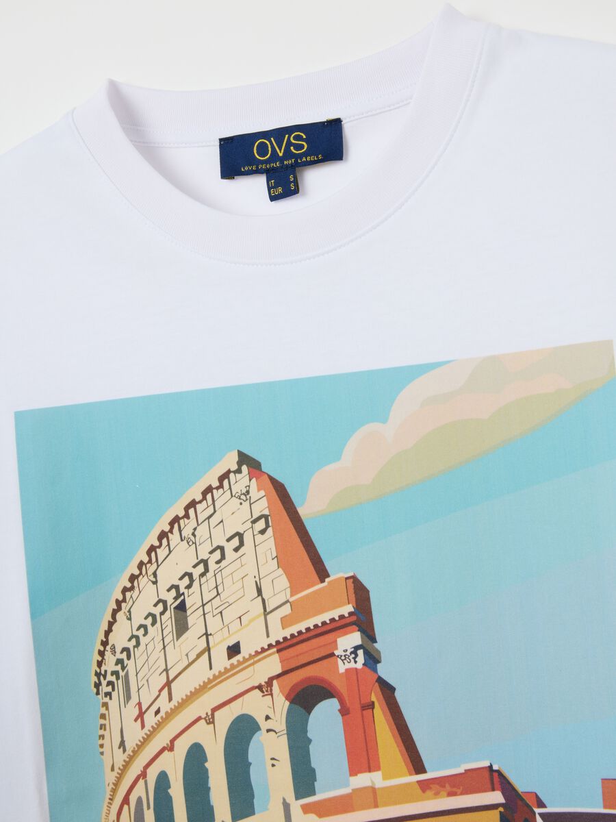 Women's pure cotton white t-shirt regular fit_5