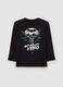Long-sleeved T-shirt with Batman print_0