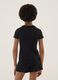 Girls&rsquo; black stretch cotton regular-fit T-shirt_2