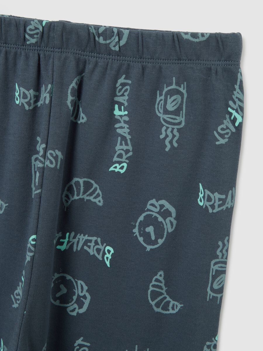 Boy's pyjama in pure cotton blue regular fit_3