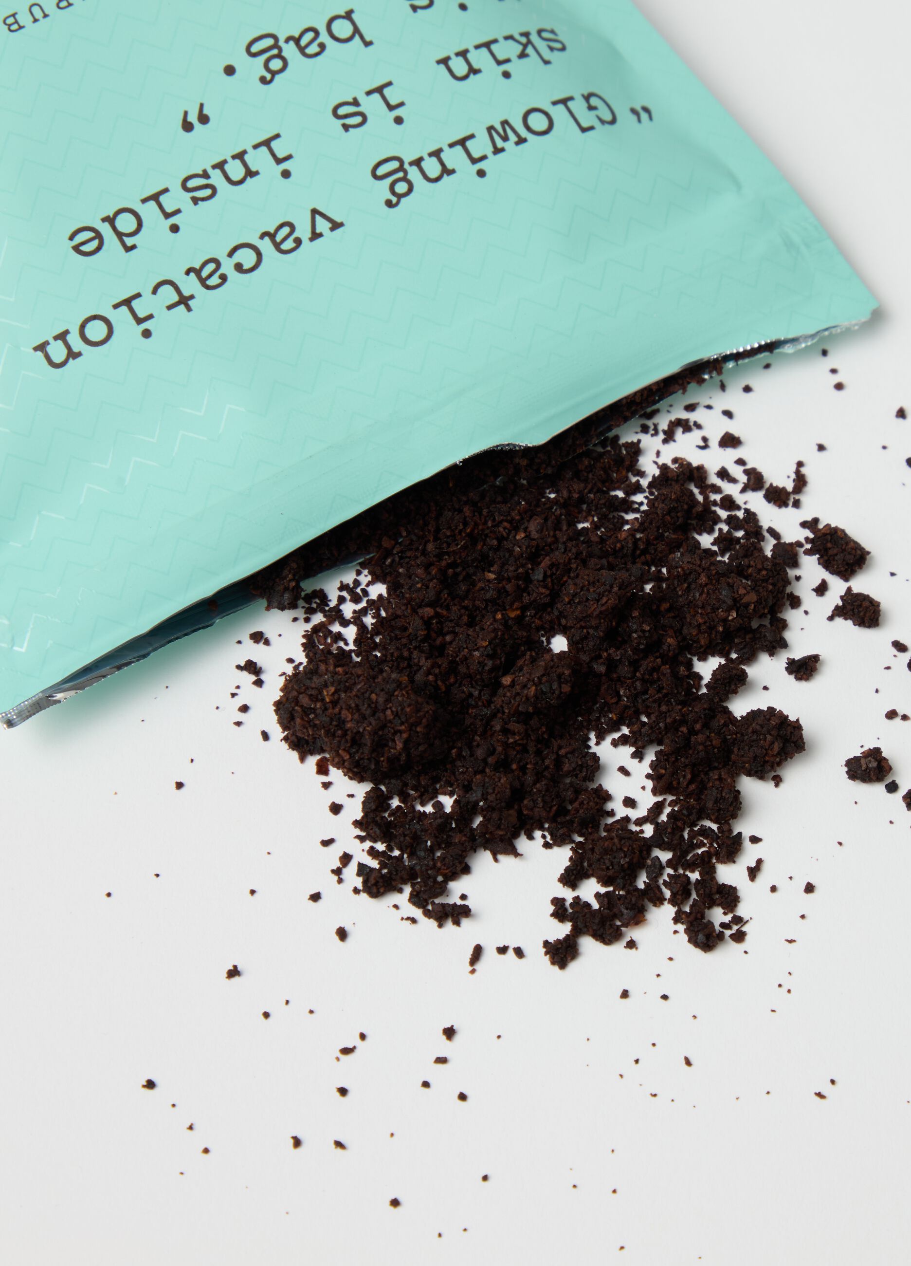 Coffee and coconut body scrub