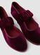 Classic purple furlane with gathered strap_1