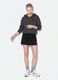 Grey cotton-blend hoodie with relaxed-fit slogan_0