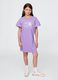 Purple Short Sleeve Dress GAP Kids_0