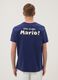 Blue short-sleeve pure cotton regular-fit T-shirt_3