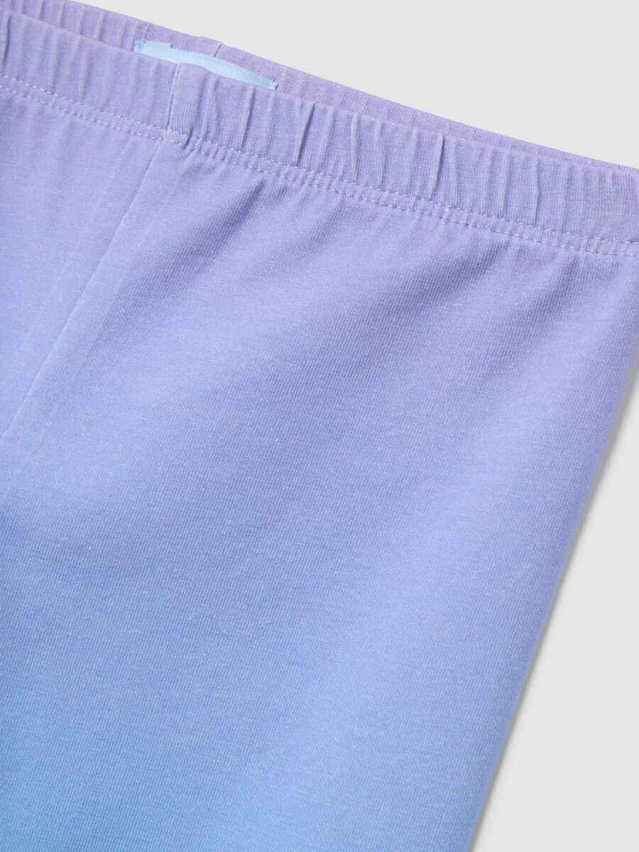 Multicolour skinny stretch cotton girls' leggings_3