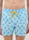 Blue beach boxers with Peanuts print_1