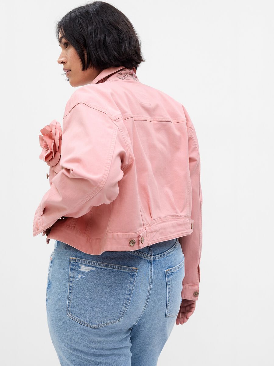 Giacca corta in denim LoveShackFancy_4