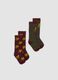 2-pack of Harry Potter long socks in organic stretch cotton_0