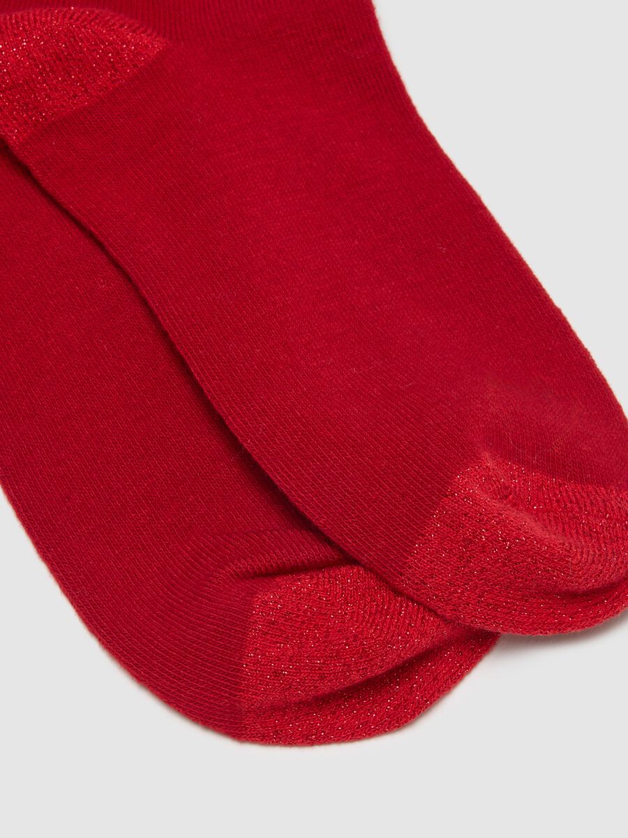 Two-pack of short socks in multicolour cotton blend_2