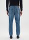 Pure cotton denim regular tapered jeans_2