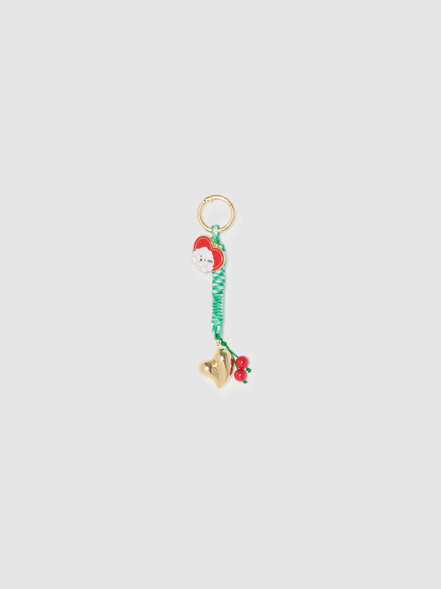 Multicolour Keyring with Charms_0