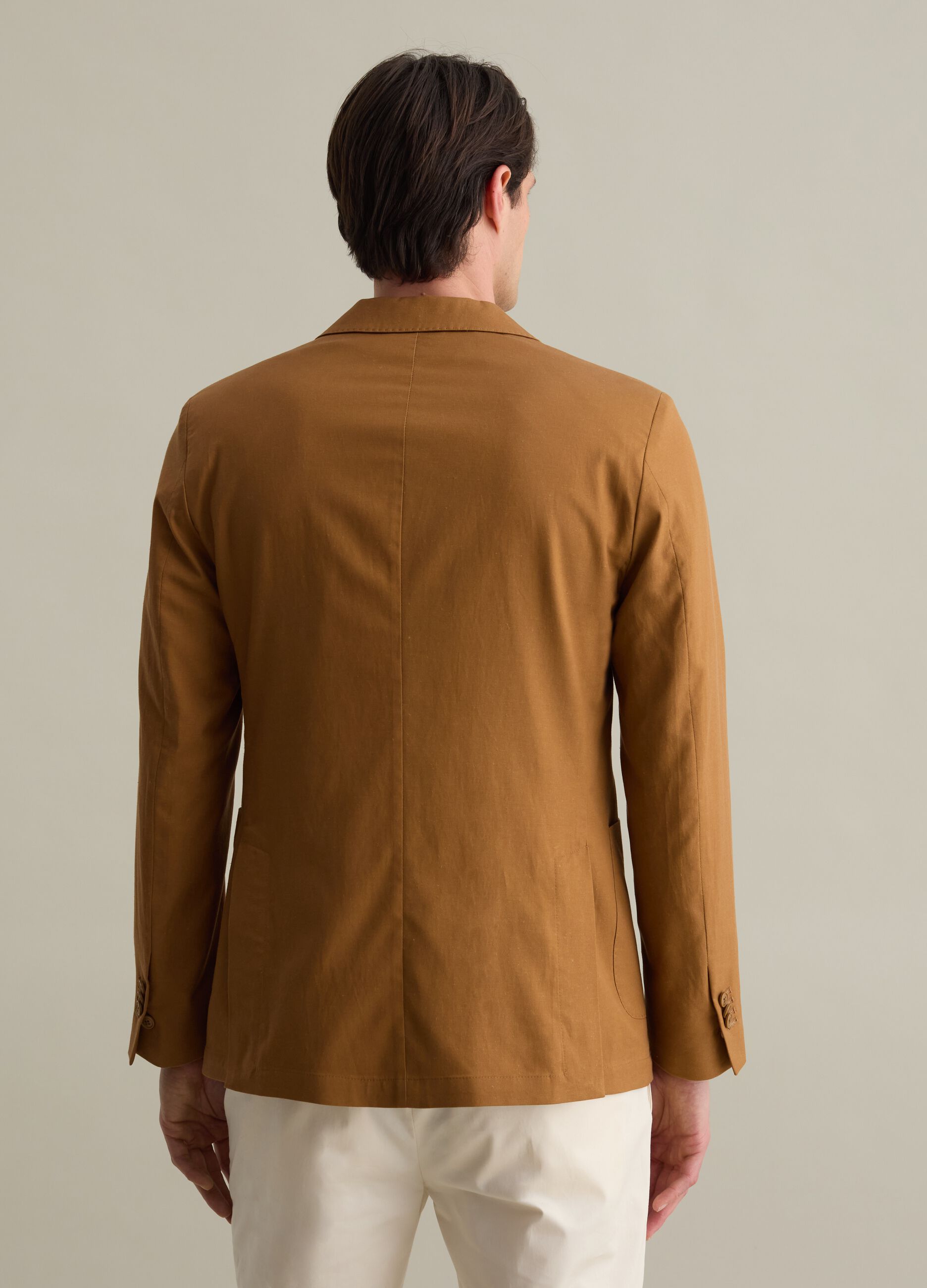 Blazer in Lyocell, cotone e lino