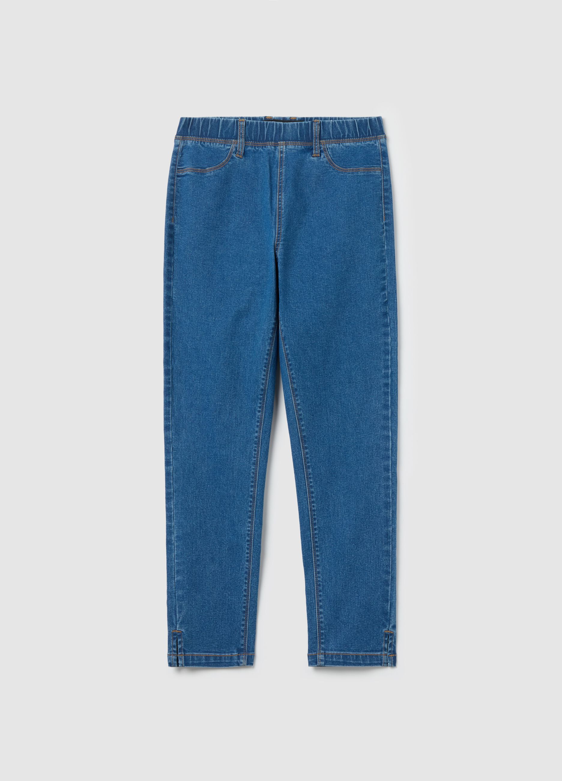 Cropped stretch jeggings