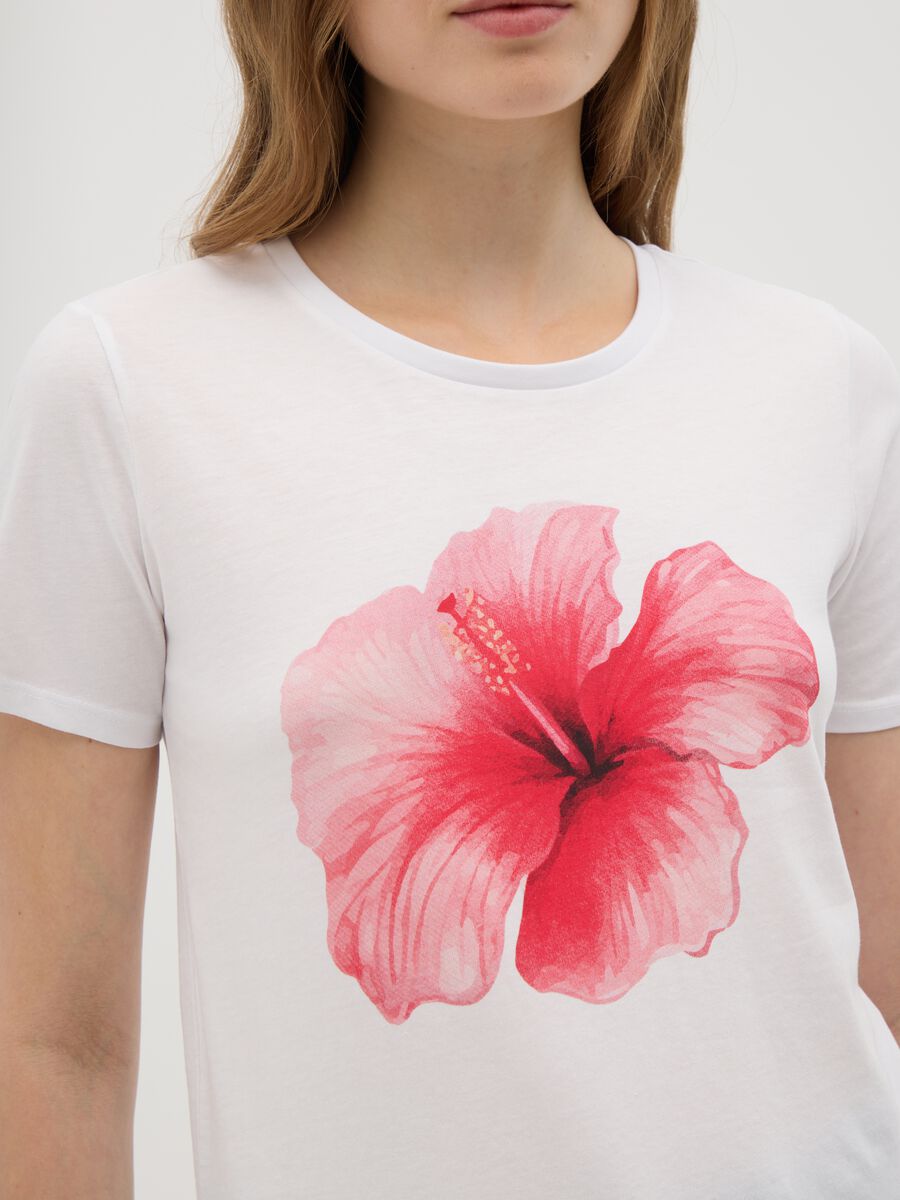 Women's multicolour pure cotton T-shirt with regular fit_2