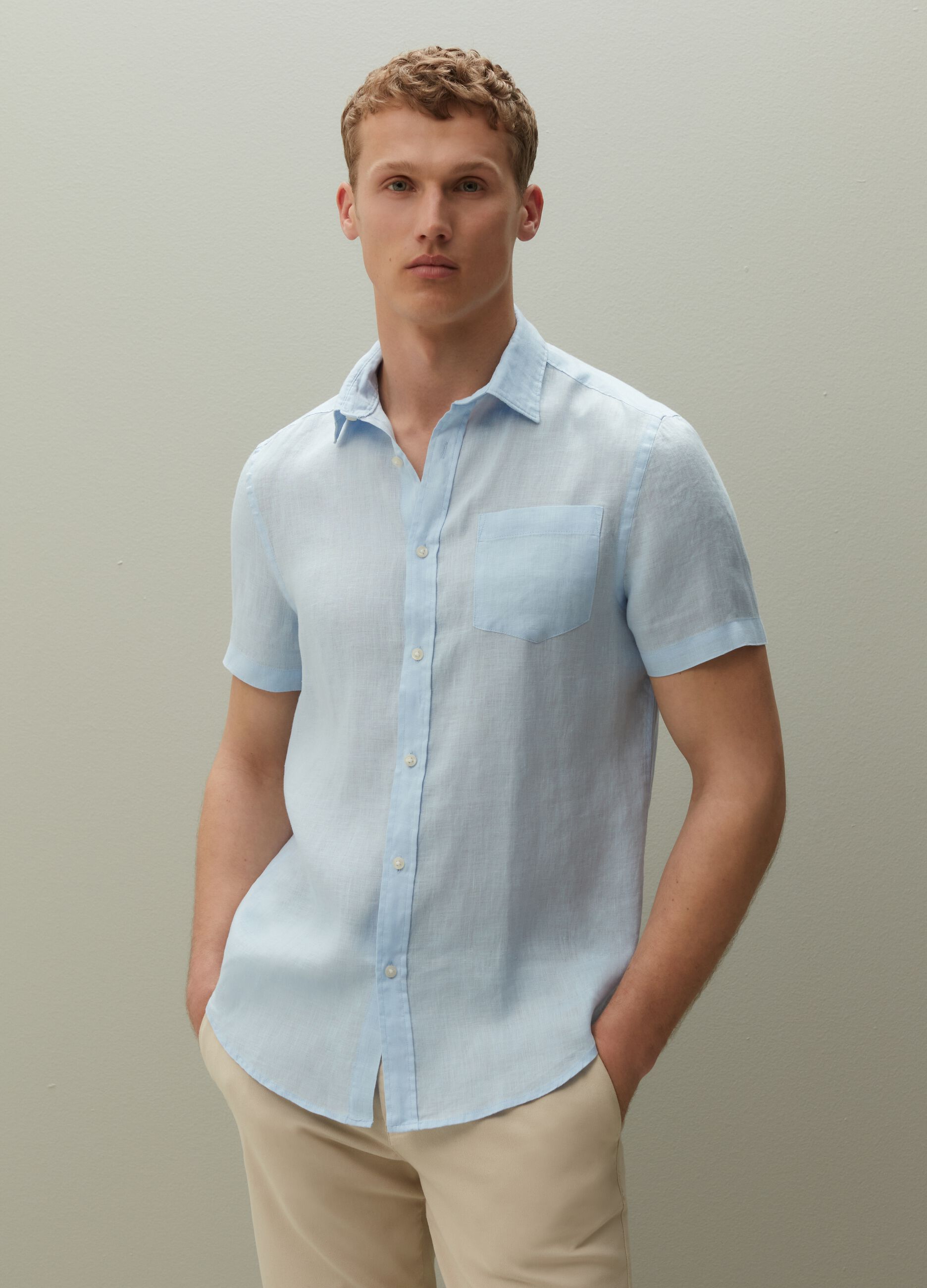 Ovs camicia lino top