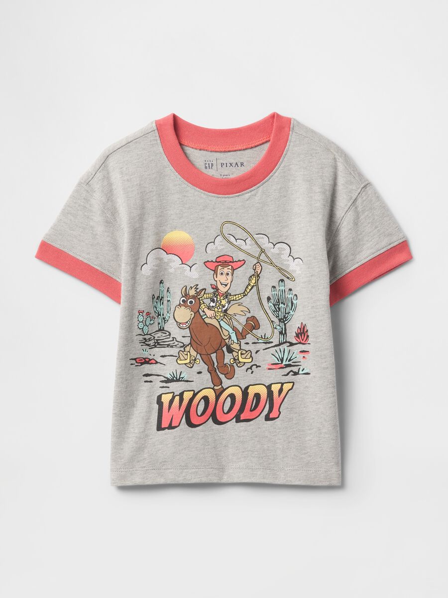 Grey T-shirt with Woody print_0
