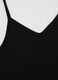 Black midi dress with spaghetti straps_5