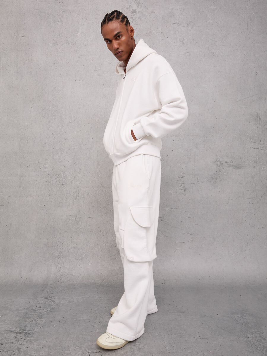 Cargo Sweatpants White_4