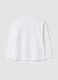 White pure cotton Sonic print oversized fit T-shirt_1