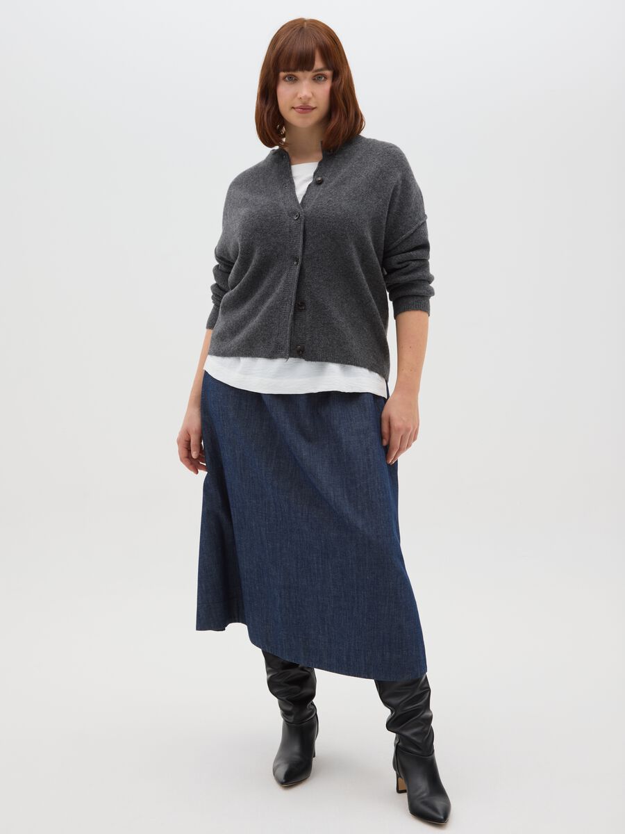 Grey cardigan with buttons_1