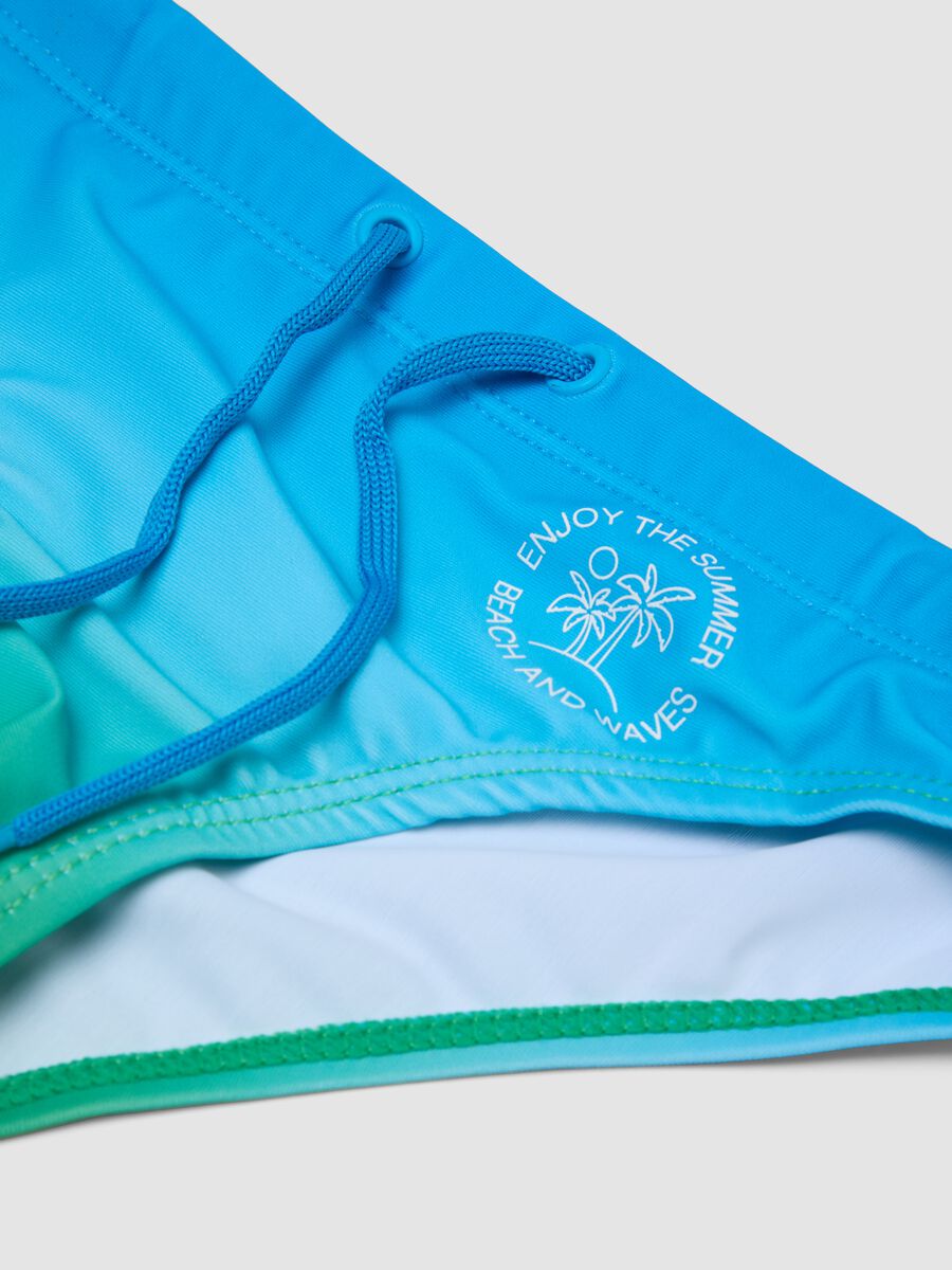 Blue stretch swim briefs_2