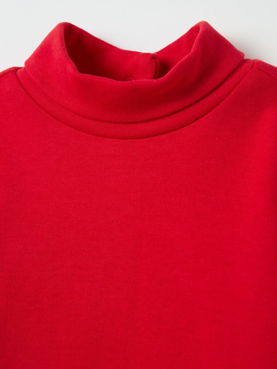 Long-sleeved T-shirt with high neck_2