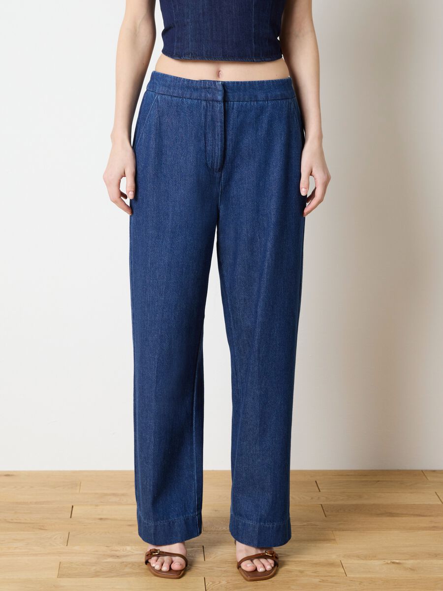 Blue relaxed-fit jeans_2