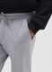 Boy's grey pure cotton jogger pants regular fit_2
