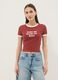 Red regular-fit stretch cotton T-shirt with print_2