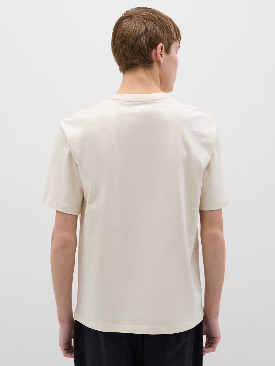 Regular White Cotton T-Shirt by B.Angel_3