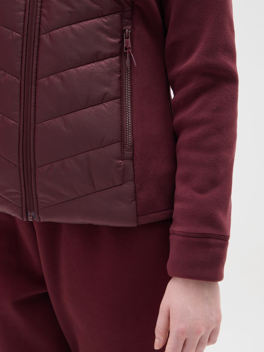 Giacca in tessuto elasticizzato rossa regular fit_3
