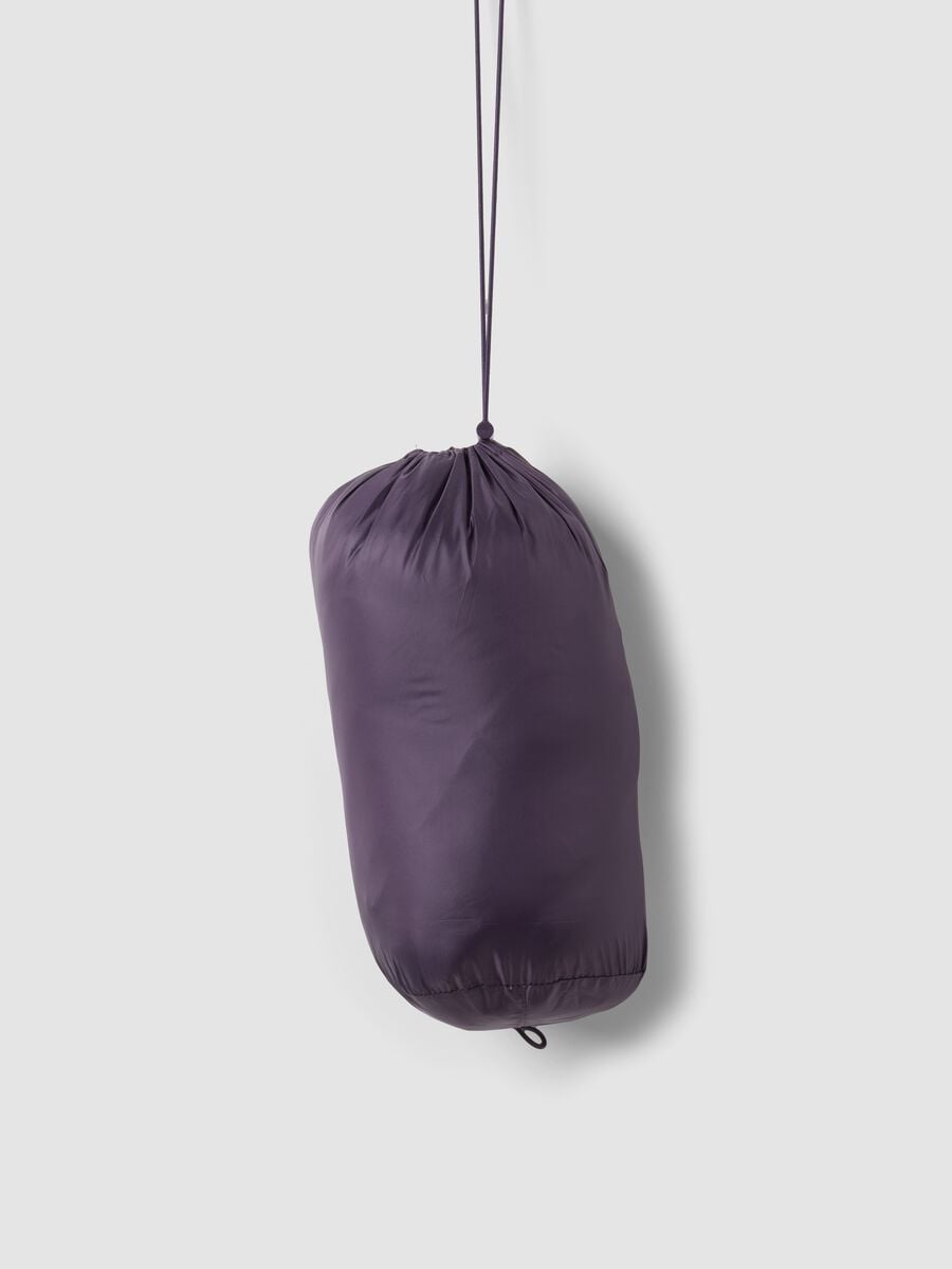 Giacca Ultralight viola trapuntata con cappuccio e zip_2