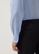 Light blue slim-fit cotton-blend shirt with French collar_3
