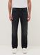 Black stretch cotton jeans comfort fit_1