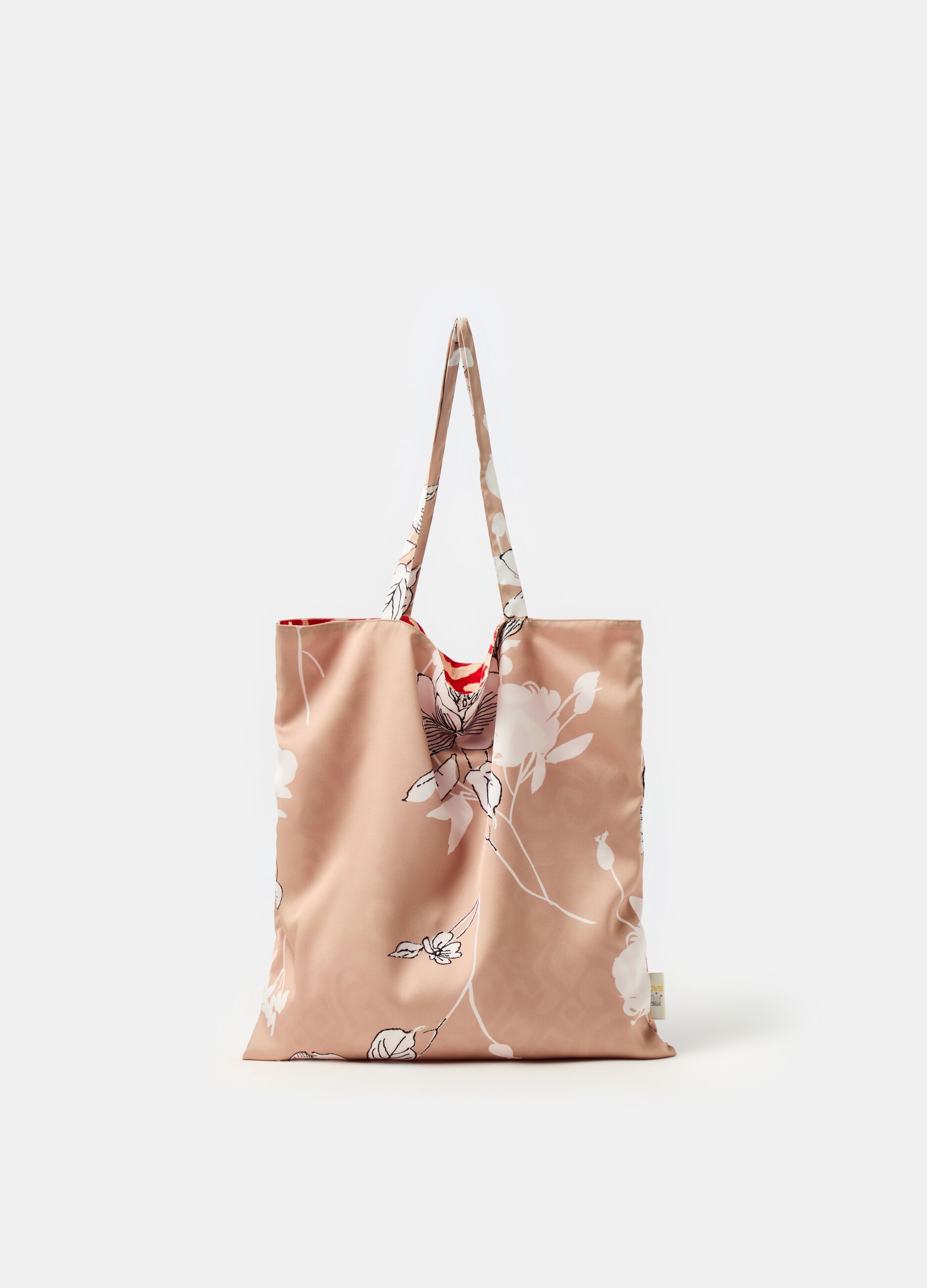 Quid reversible shopping bag with print