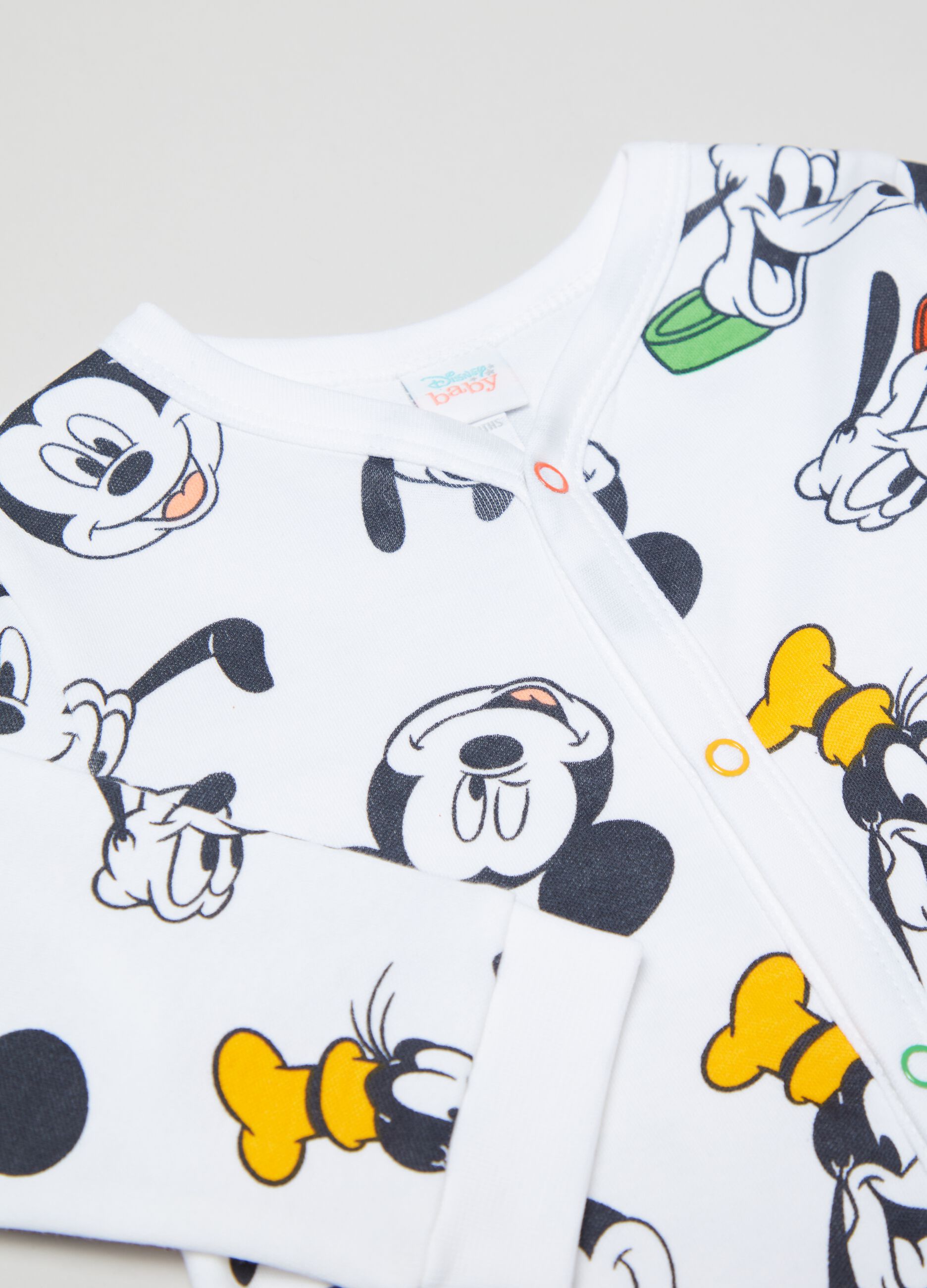 Tutina in cotone stampa Topolino e Pluto_2
